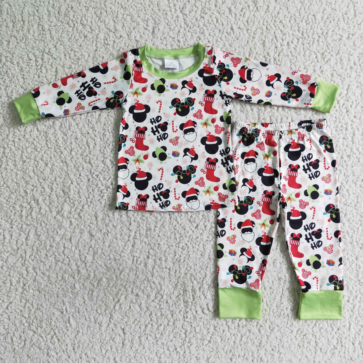 BLP0037 Boy's Clothing Set Christmas Long-Sleeved Trousers Set For Toddlers 2-Pece Set
