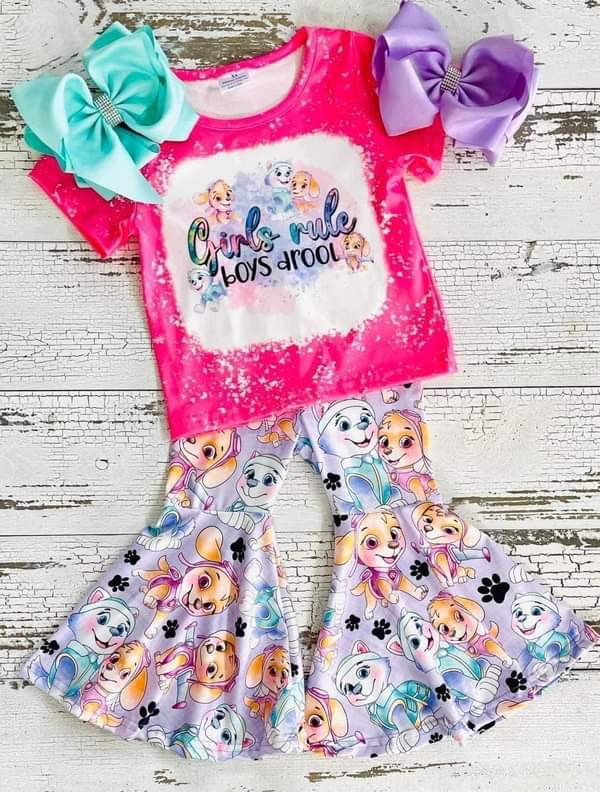 pink top with long pants hot design