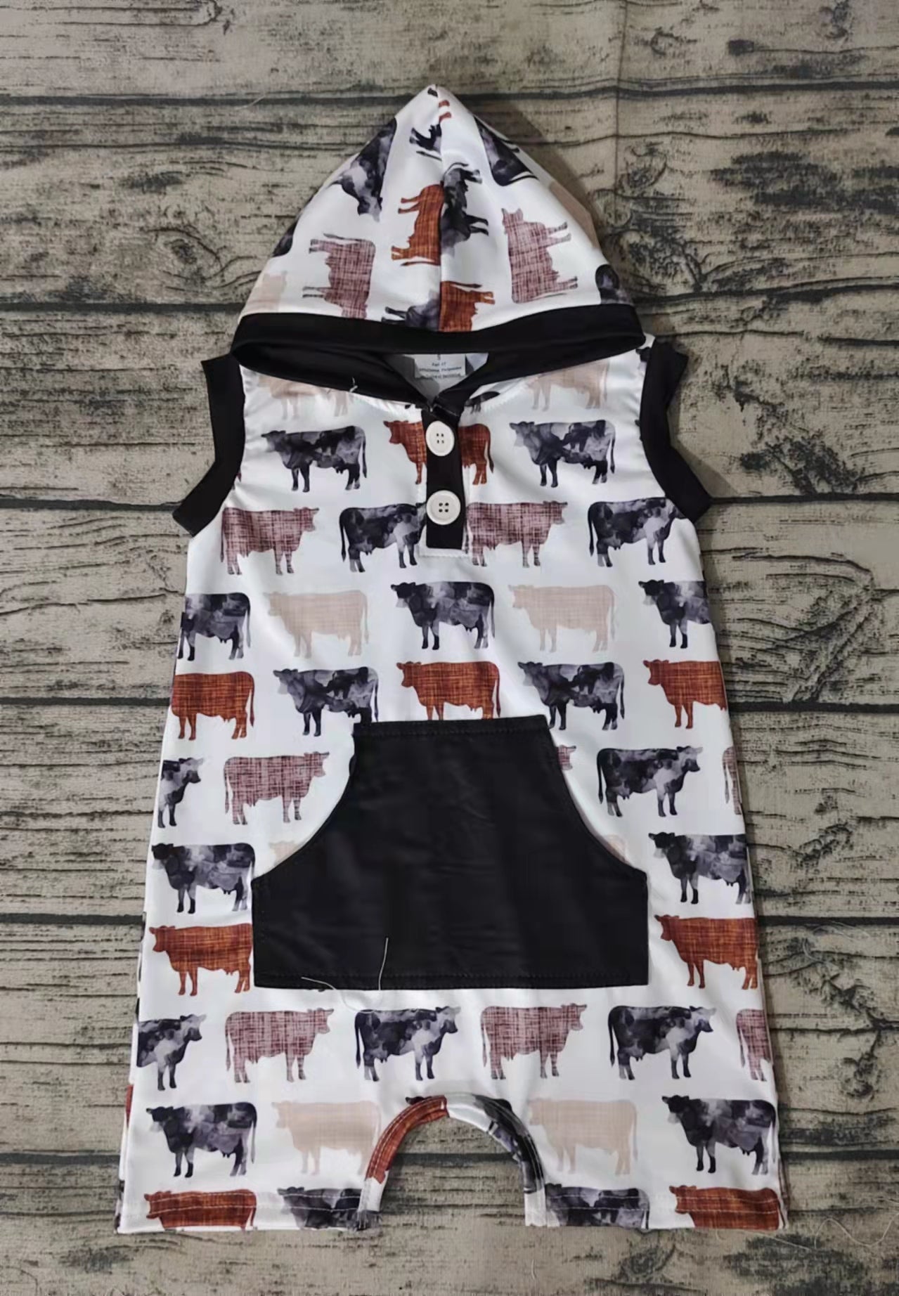 hoodie boys romper