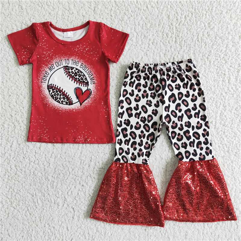 red top with pants