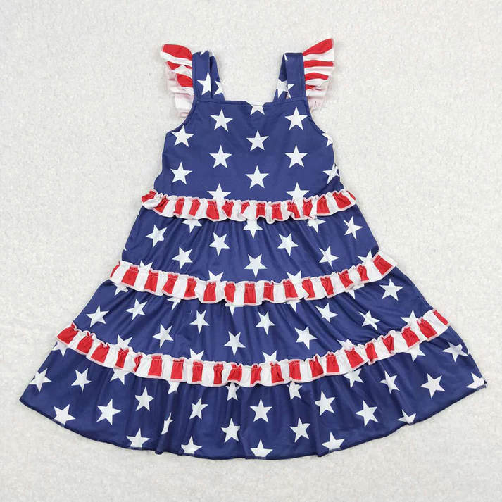 RTS baby girls clothes short Sleeve dress