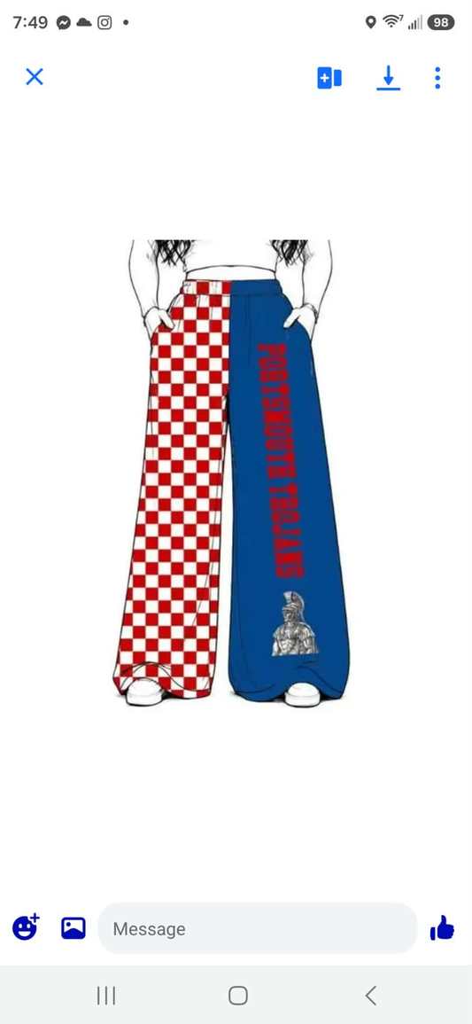 custom moq 5 mix size kyes0103 Baby Kids Checked Patchwork Elastic Waist Team Long Pants