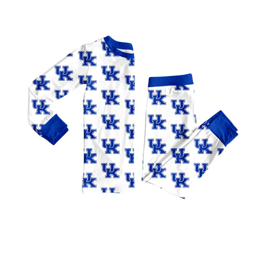 Custom moq 5 mix size milk silk summer teams baby boy clothes blue long sleeve pants sets-25.8.5