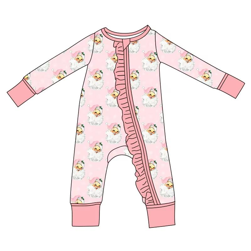 Custom moq 5 each style eta 6-7weeks baby girl clothes Christmas long sleeve romper-25.8.2
