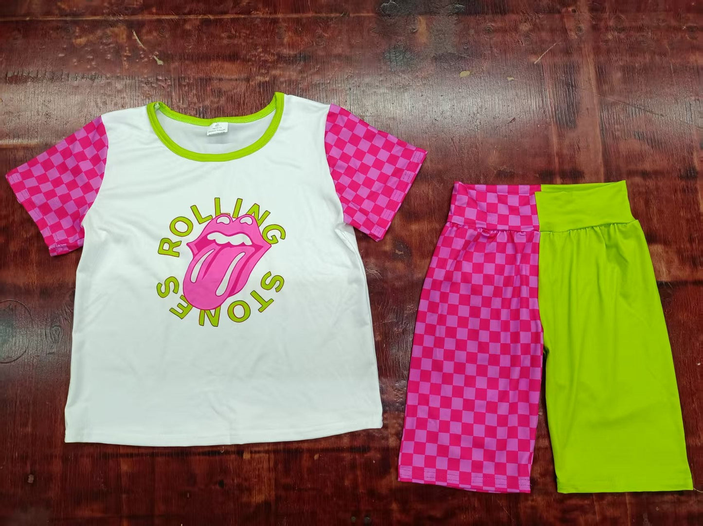 Custom moq 3 eta 6-7weeks baby girls clothes short sleeve shorts sets