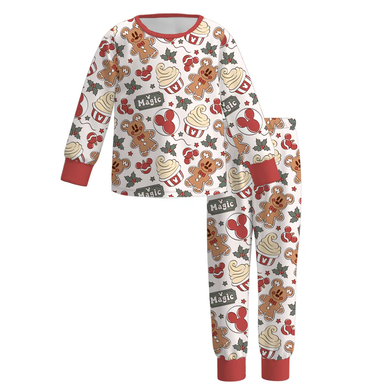 Custom moq 5 each style eta 6-7weeks Christmas baby girl short sleeve dress and long sleeve pants sets and shorts sets and top 1 and top 2 and adult dress