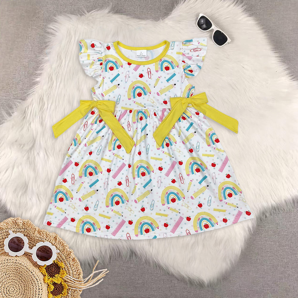 RTS baby girls clothes short Sleeve dress