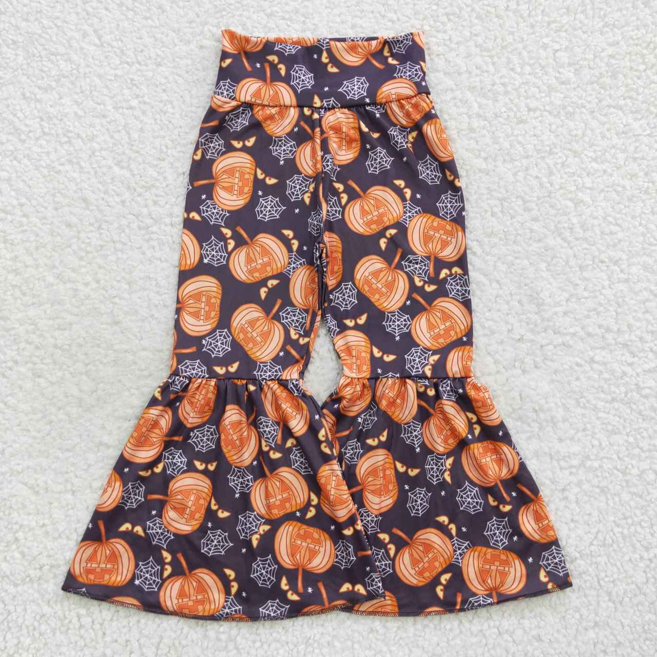 P0231 Cobweb Pumpkin Brown Black Trousers