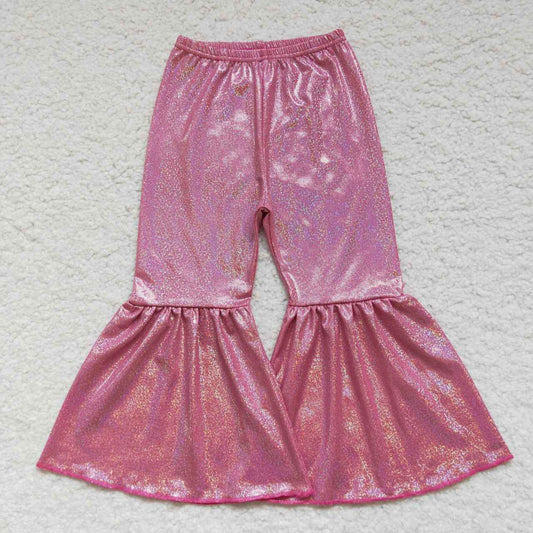 P0180 Rose satin bronzing trousers