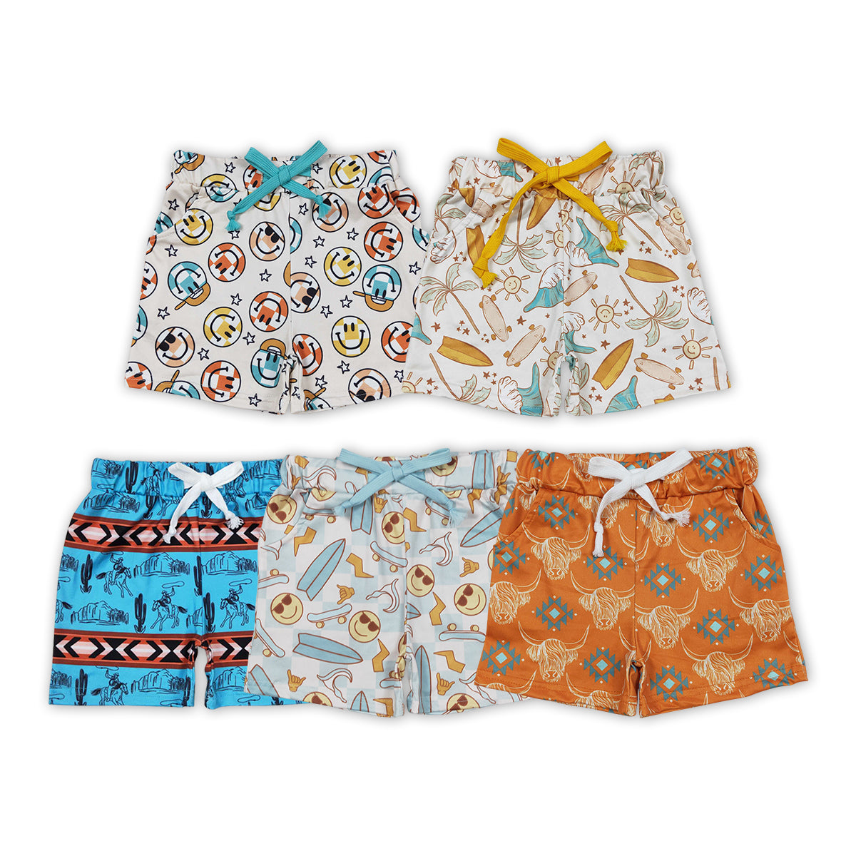 RTS NO MOQ baby girl clothes summer shorts