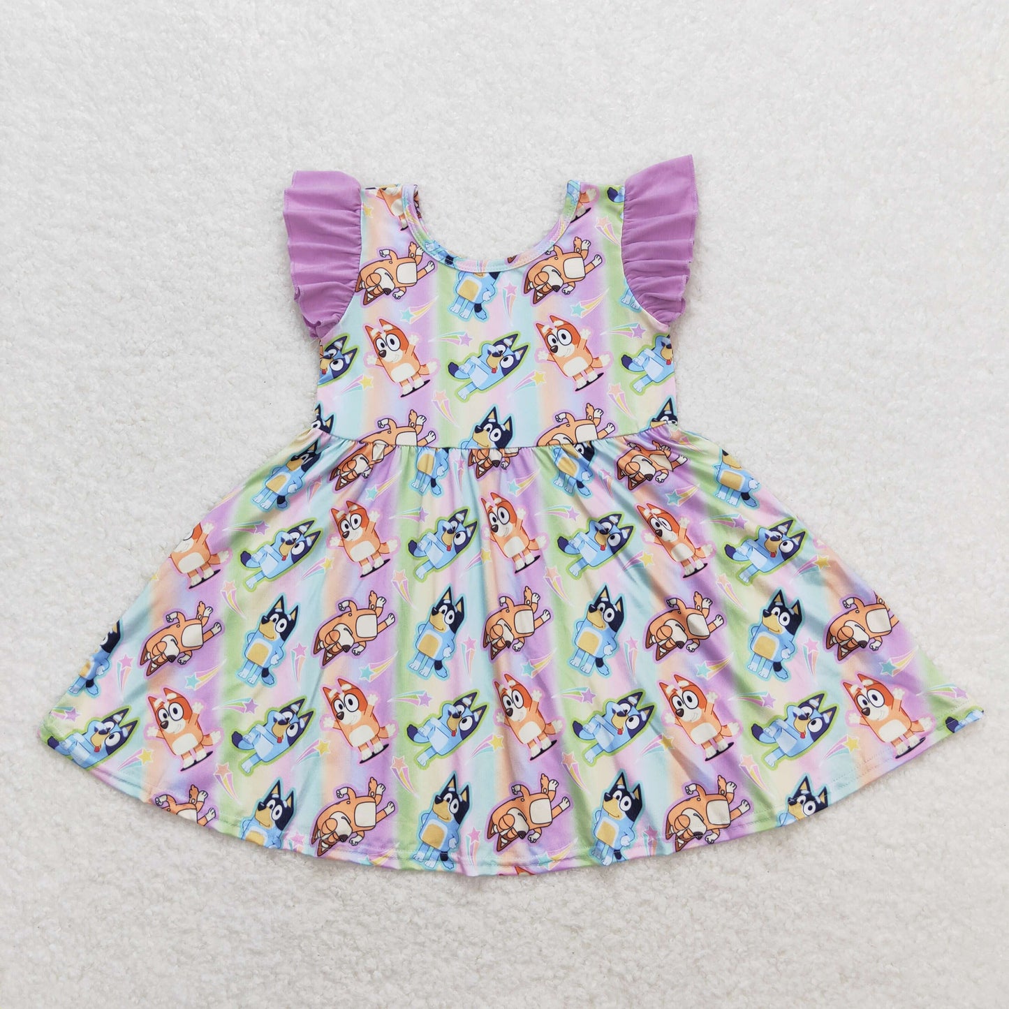 Cute Clothes GSD0985 star colorful flying sleeve dress