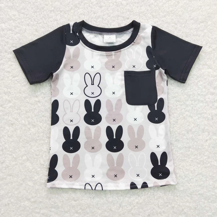 RTS NO MOQ Girls Boys Easter Clothes Sets and top and romper