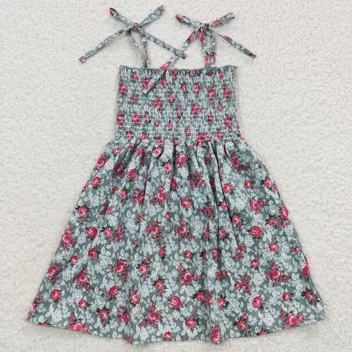 RTS baby girls clothes suspender dress