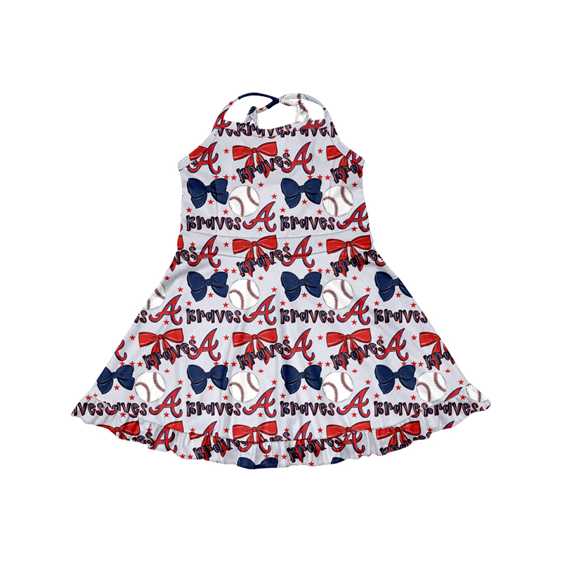 Custom moq 5 mix size milk silk summer teams baby girls clothes team bow sleeveless skirts sets and dress 3 and skirts-25.8.21