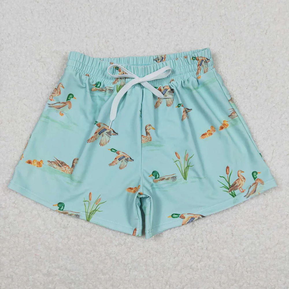 Mommy and Me Baby Girls Green Camo Summer Shorts