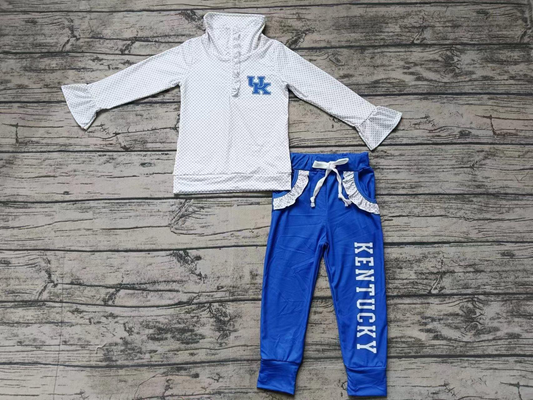 Custom moq 5 mix size milk silk summer teams baby girls clothes long sleeve pants sets-25.8.2