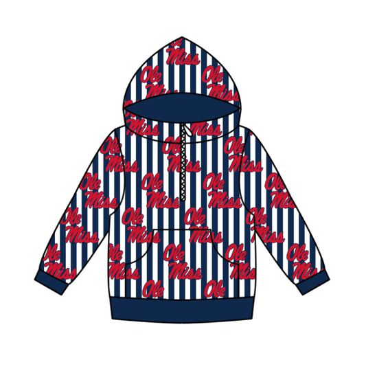 Custom moq 5 mix size milk silk summer team baby boy clothes blue red hooded long sleeve top-25.10.27