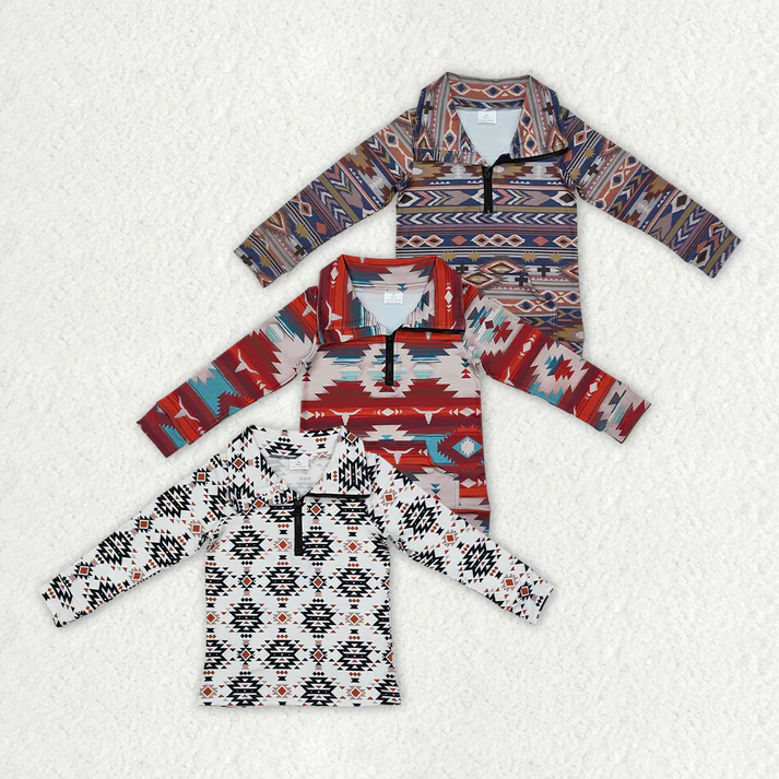 RTS NO MOQ Baby kid pullover long sleeve top