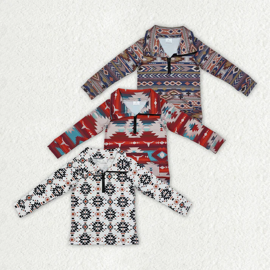 RTS NO MOQ Baby kid pullover long sleeve top