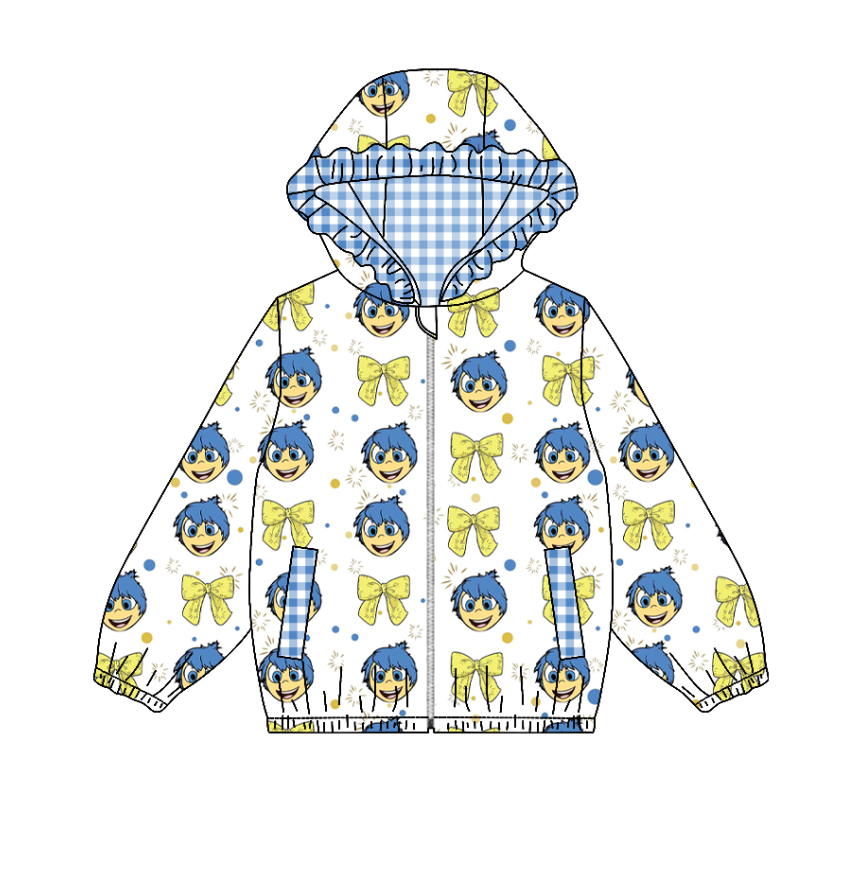 Custom moq 5 mix size milk silk summer baby girls clothes bow lace hooded long sleeve top-25.11.4