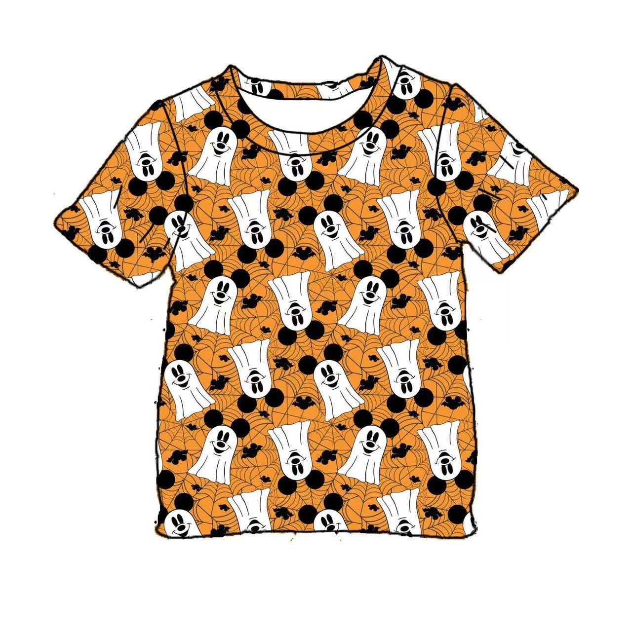 Custom moq 5 each style eta 6-7weeks baby boy clothes summer halloween short sleeve top-25.8.1
