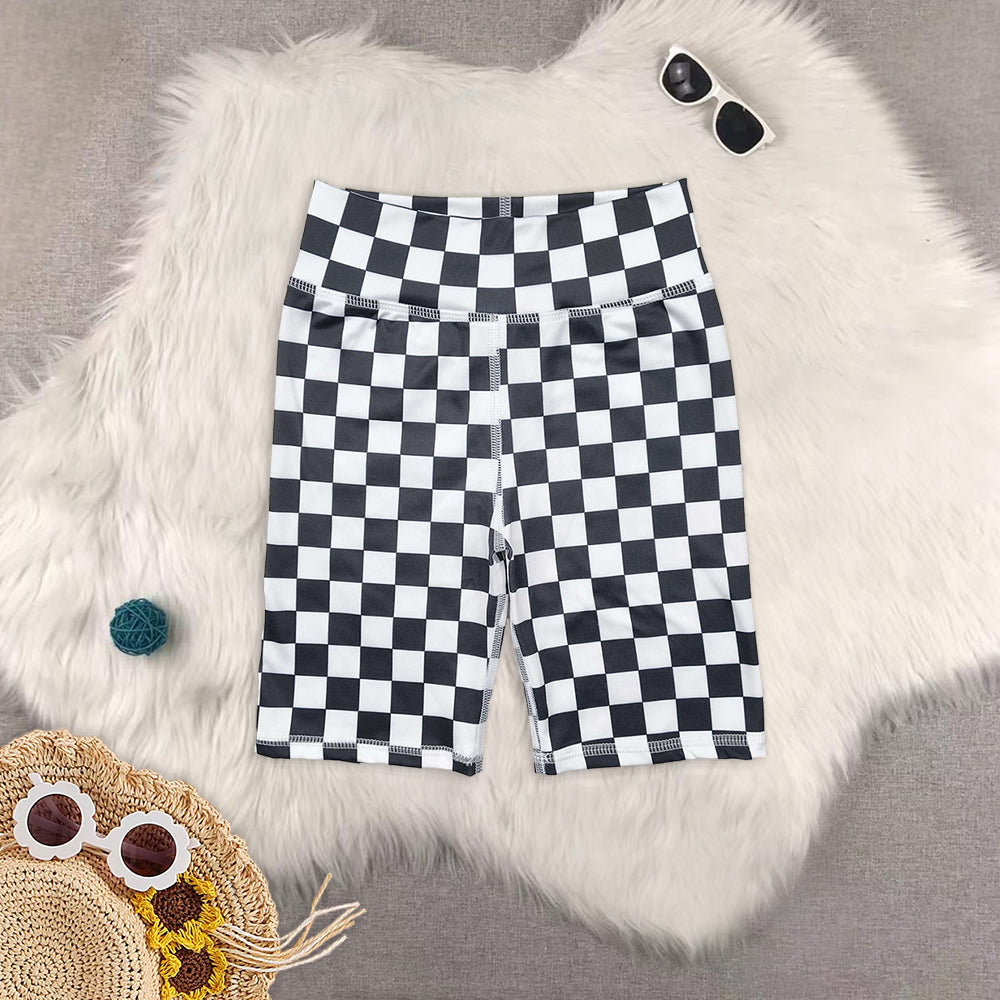 RTS NO MOQ baby girl clothes summer yoga Cycling shorts