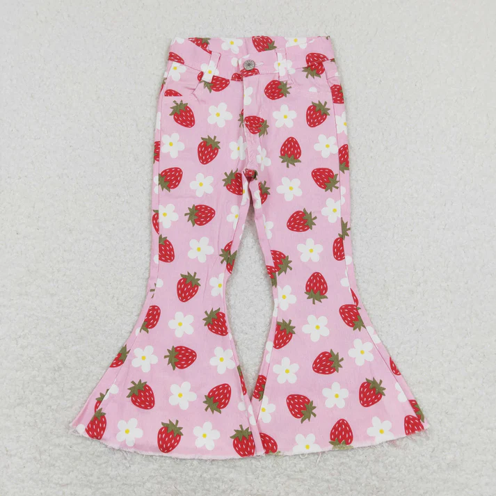 RTS NO MOQ Sibling Baby Girls Clothes Jeans: Flared & Ripped
