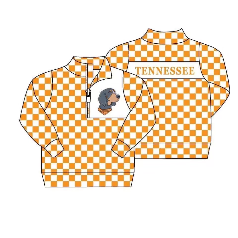 custom moq 3 eta 6-8weeks team baby boys clothes light orange long sleeves top