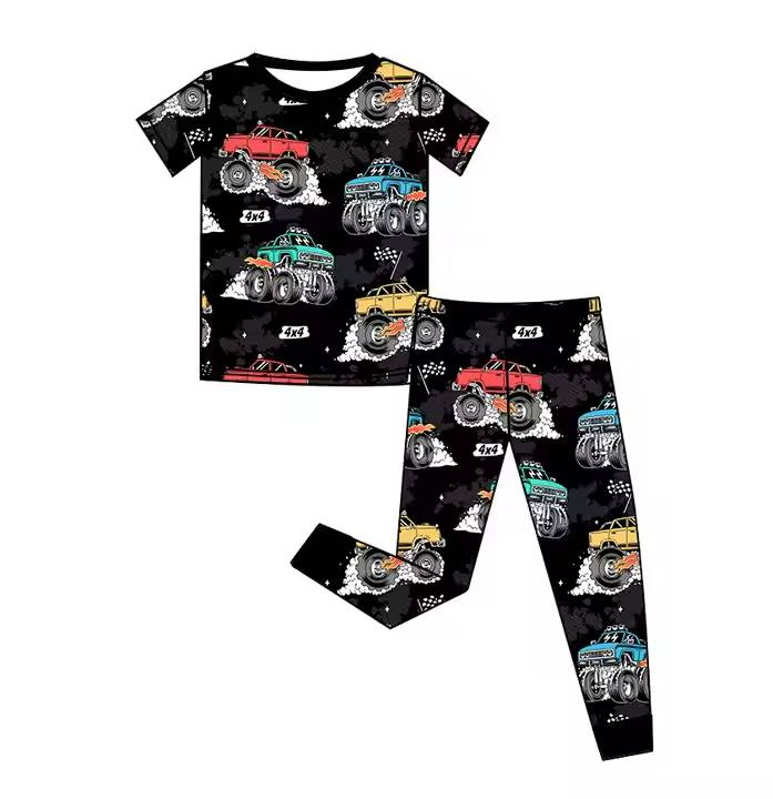 Custom moq 5 each style eta 6-7weeks baby boy clothes short sleeve pants set-25.8.7