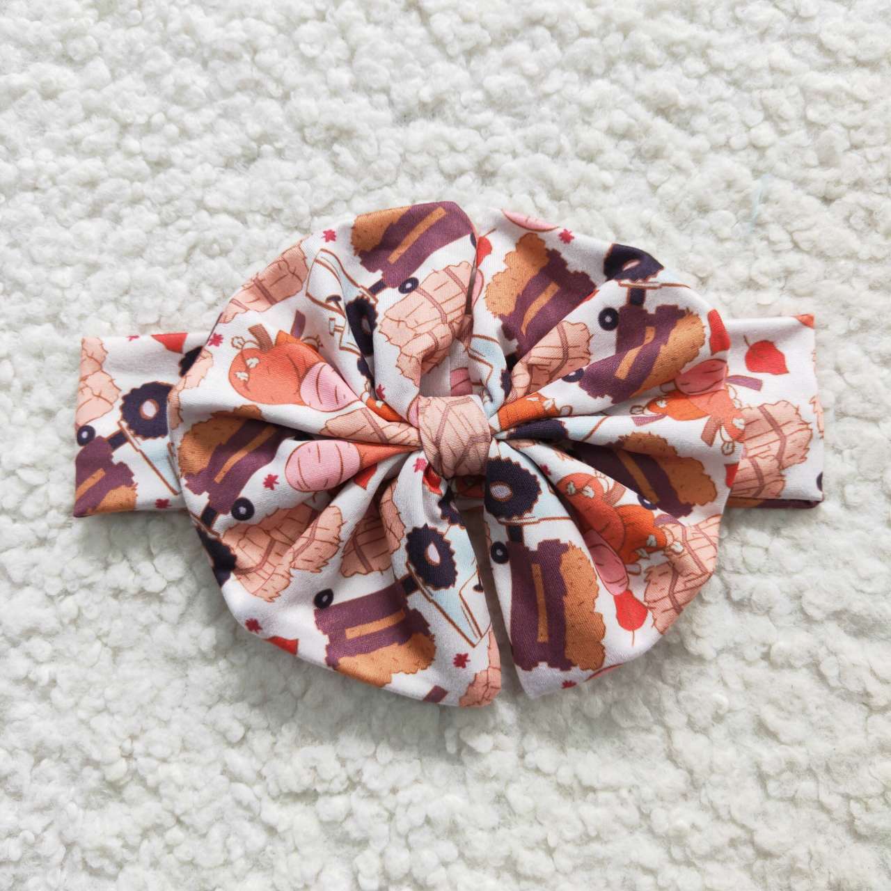 GBO0182 it's fall y'all Pumpkin White Short Sleeve Brief Set