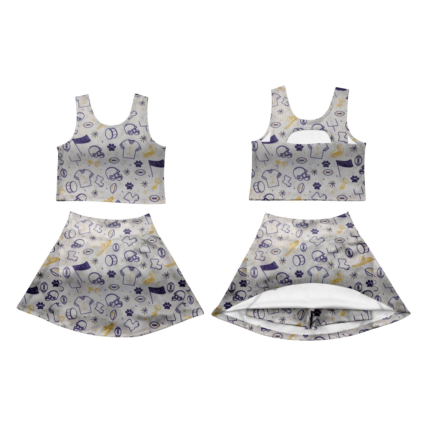 Custom moq 5 mix size milk silk summer teams baby girls clothes team sleeveless skirts sets and dress and top-25.7.12