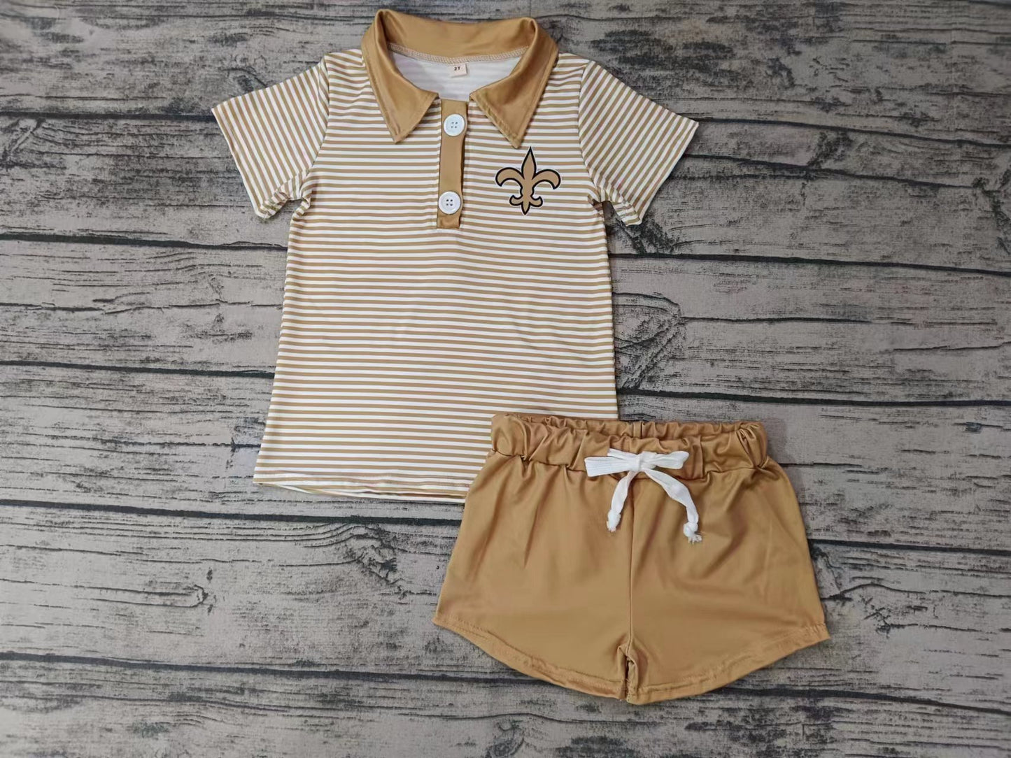 Custom MOQ 5 boys shorts outfits team
