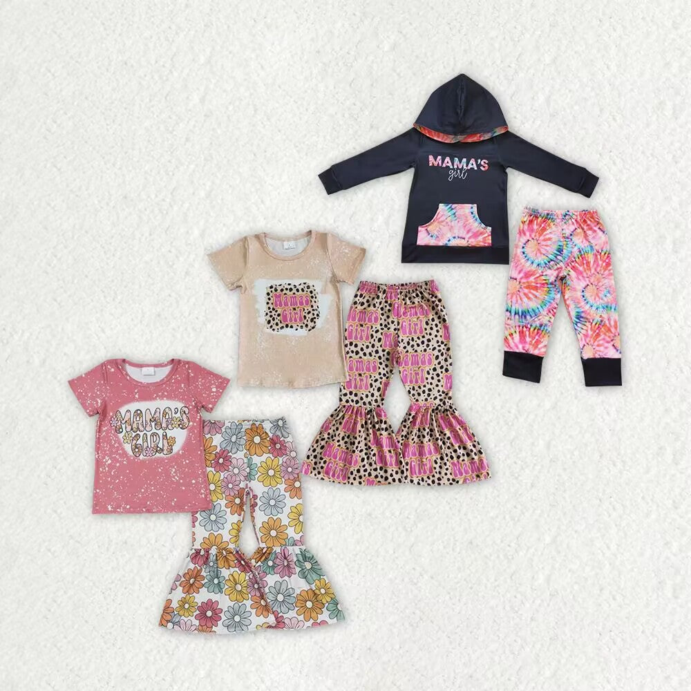 RTS NO MOQ Pink Fireworks Black Hooded Suit & Leopard Suit & Daisy Suit