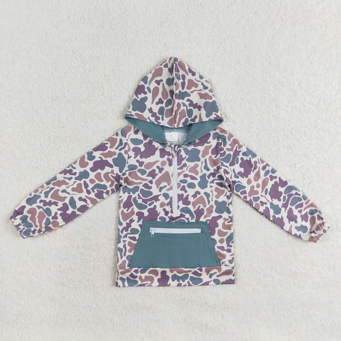 RTS NO MOQ Sibling baby boy girld clothes camouflage hooded long sleeve tops 4 and pants