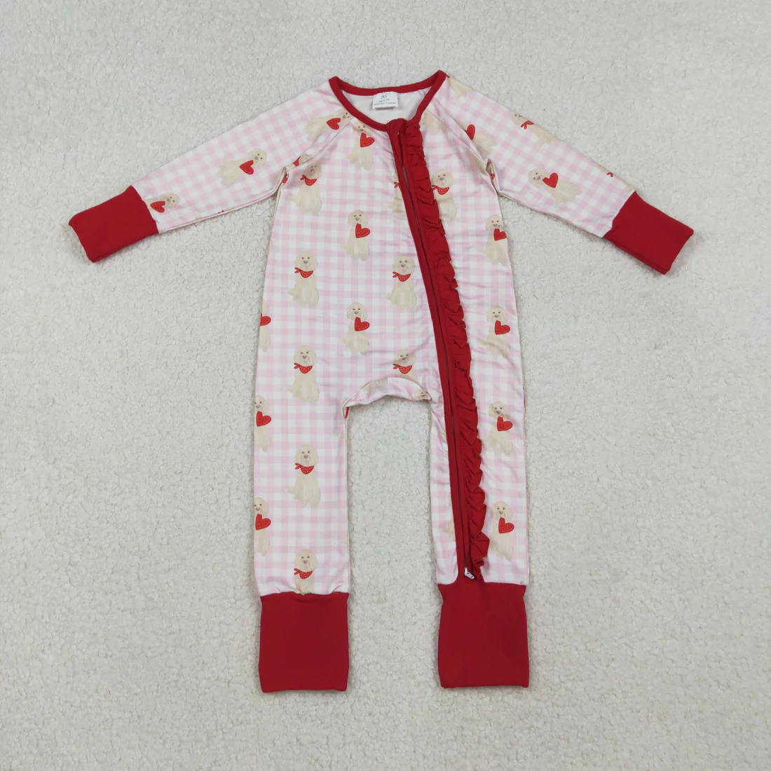 RTS NO MOQ Sibling Baby boy girls clothesChristmas long-sleeve rompers