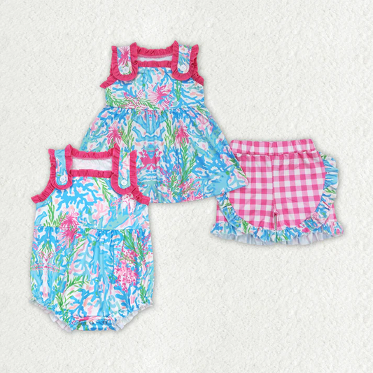 RTS NO MOQ baby girl clothes Rompers Clothes Sets