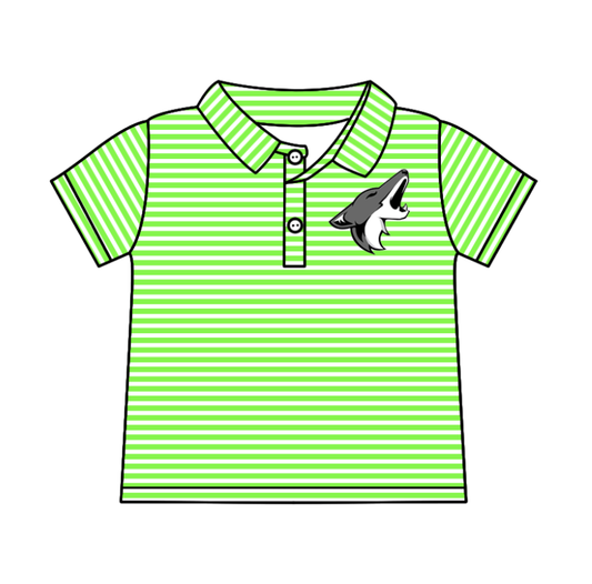 Custom moq 5 each style eta 6-7weeks baby girl clothes team green short sleeve top-25.7.23