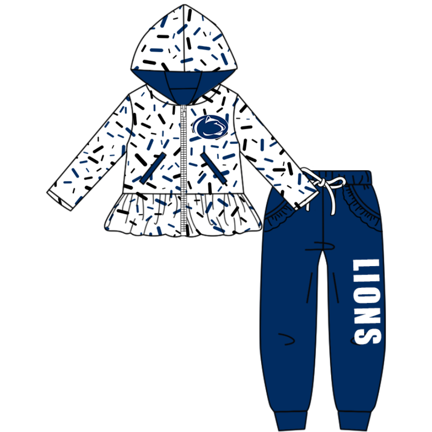 Custom moq 5 mix size milk silk Camouflage Cute Long-Sleeved Pants Set