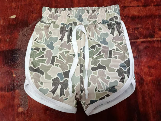 Custom moq 3 eta 6-7weeks baby girls kids clothes camouflage Summer Shorts-25.5.12