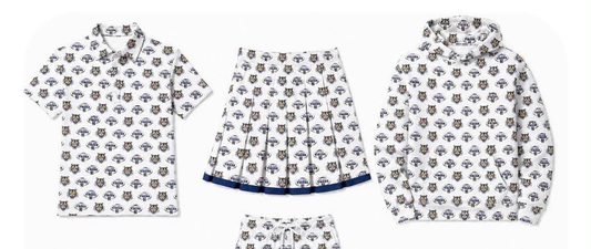 custom moq 5 mix size AITOLY0101 Baby Boys White Short Sleeved Polo Shirt Long Sleeved Hooded Top Yoga Pleated Skirt