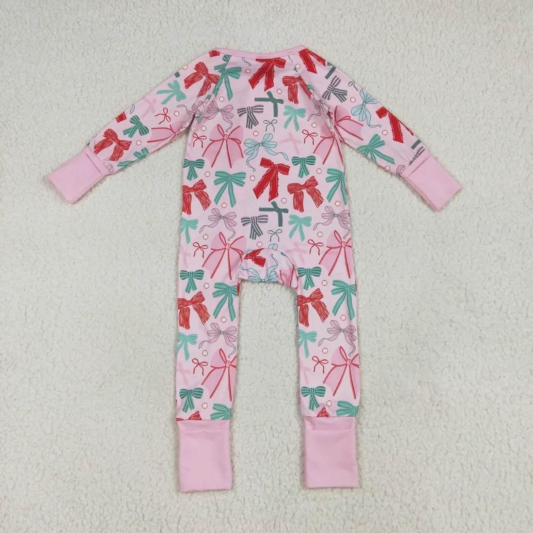 RTS NO MOQ Sibling Baby boy girls clothes bow long-sleeve rompers