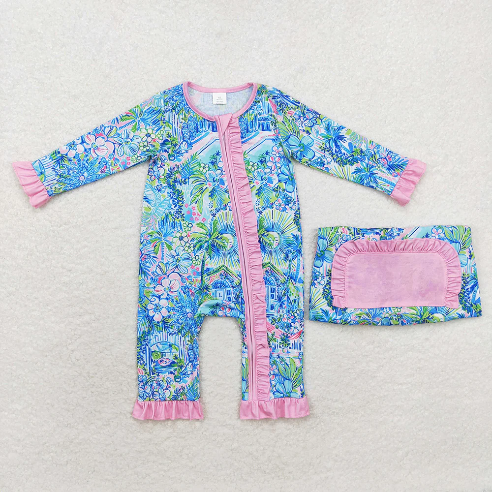 RTS NO MOQ sibling baby girls clothes long sleeve Clothes Sets and romper