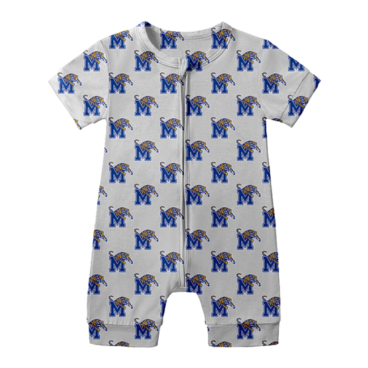 Custom moq 5 mix size milk silk baby boys clothes team summer baby boy clothes short sleeve romper