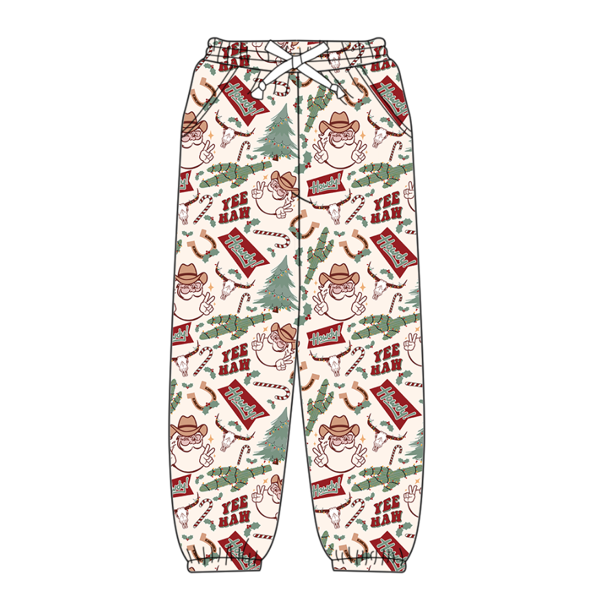 Custom moq 8 mix size milk silk summer team baby girls clothes Christmas long sleeve romper and adult pants 2-25.9.27