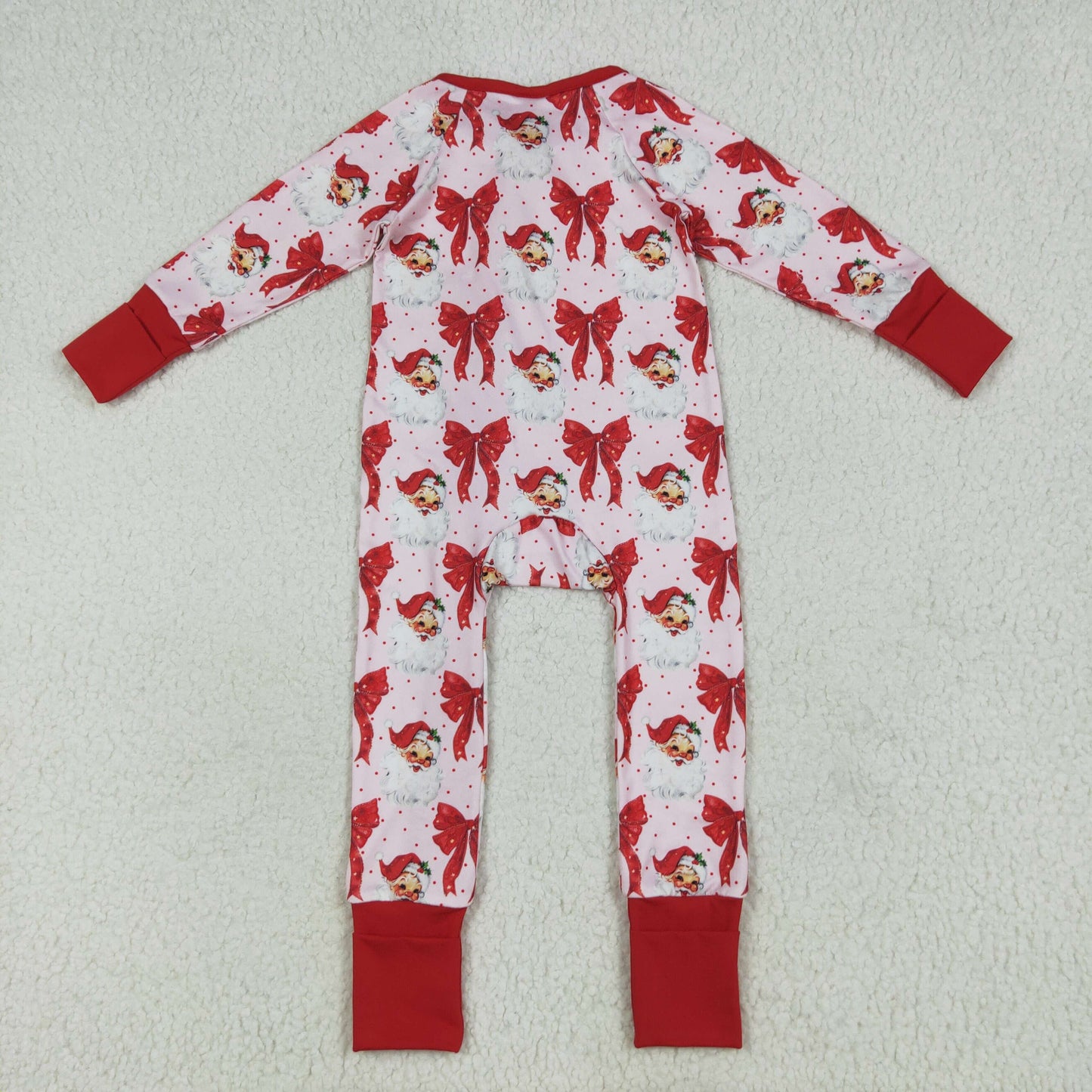 RTS NO MOQ Sibling baby girl clothes Christmas boot bow Plush long sleeve pants Sets 2 and dress and rompers 2  and adult set