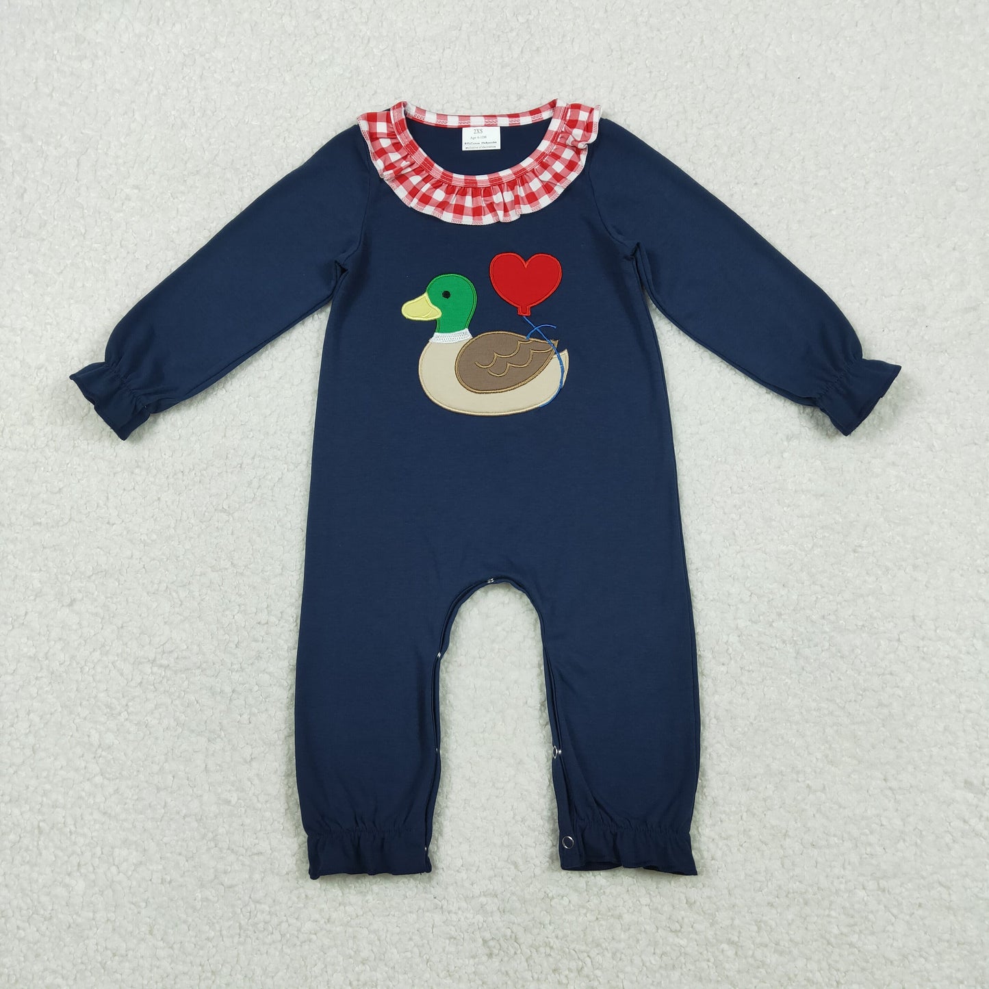 RTS NO MOQ Sibling baby boy girl clothes valentine embroidery love Long Sleeve Pants Sets and rompers