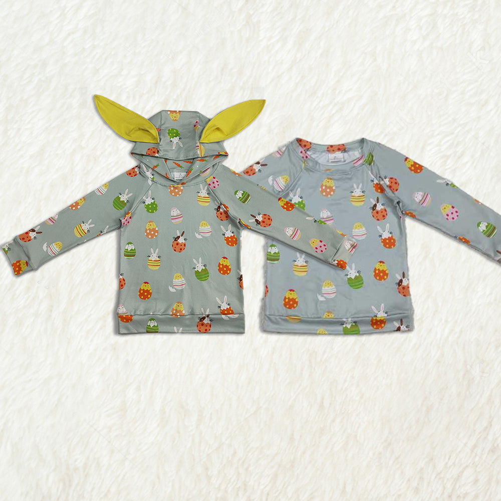 RTS NO MOQ baby boys clothes easter long Sleeve Top