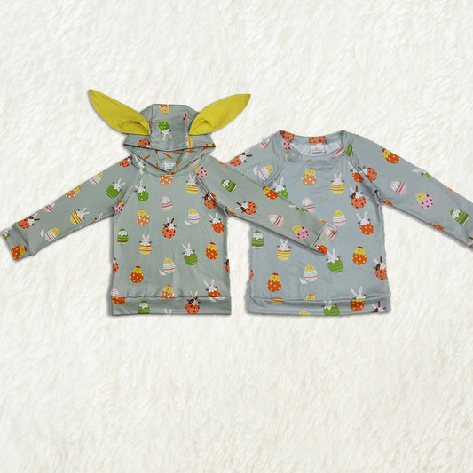 RTS NO MOQ baby boys clothes easter long Sleeve Top