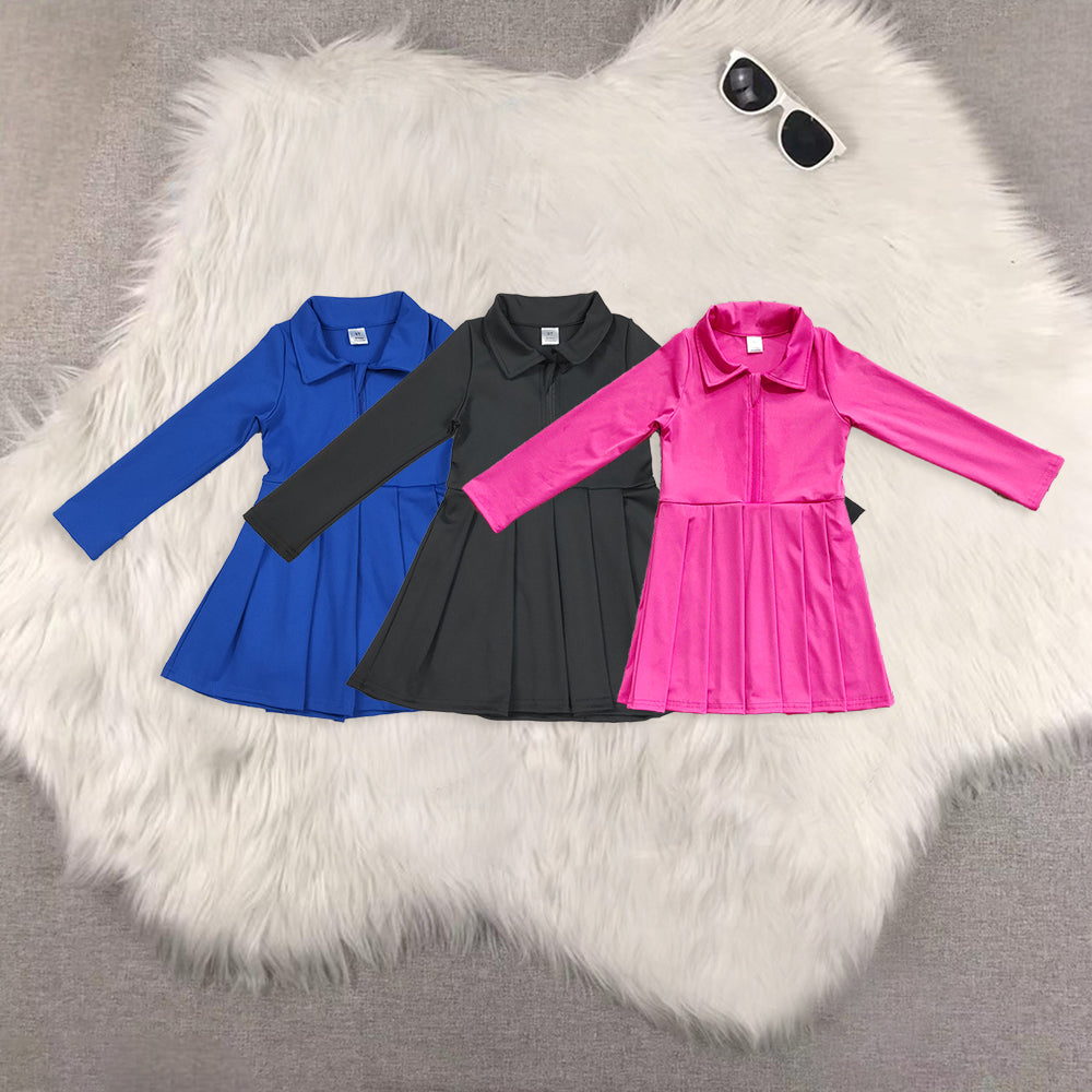 RTS Sibling baby girls clothes summer long-sleeved yoga dresses