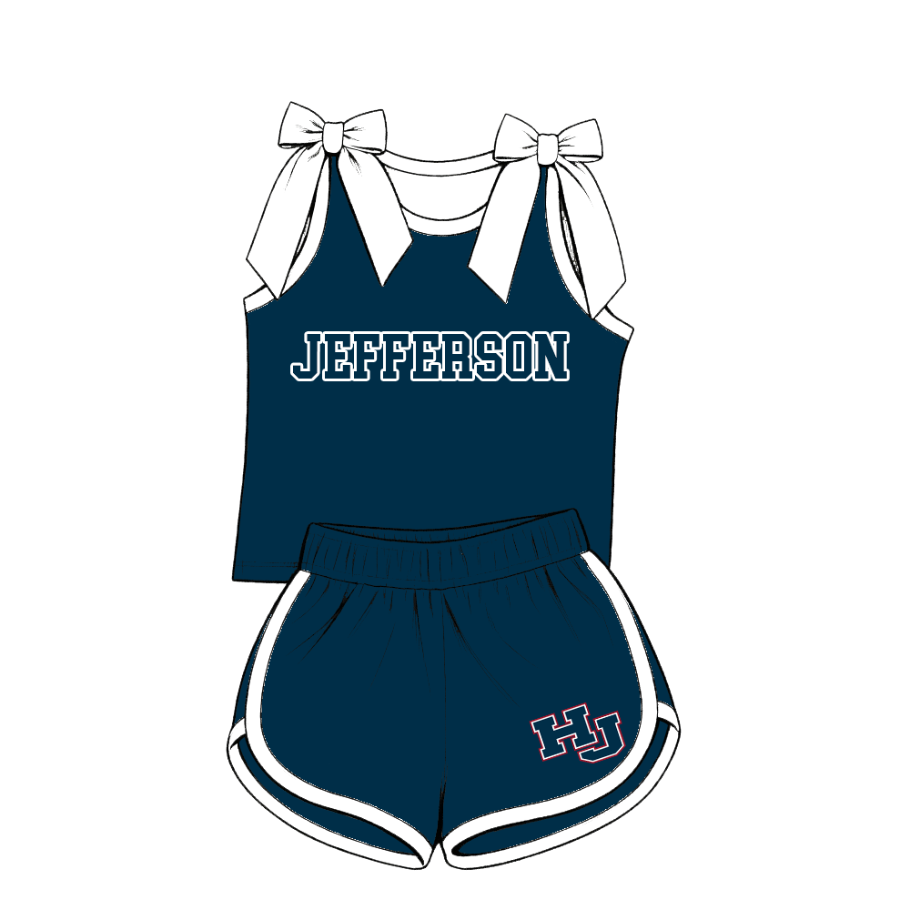 custom moq 5 mix size XY070301 Baby Kids Navy Blue Top And Pants Daily Clothes Sets